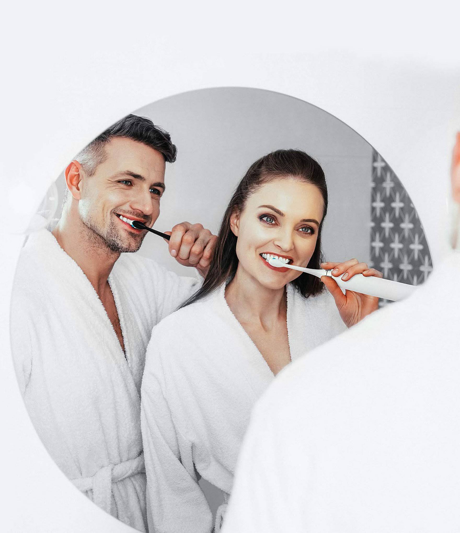 Aquasonic Duo Pro - Dual Handle Ultra 40,000 VPM Electric Smart Toothbrushes