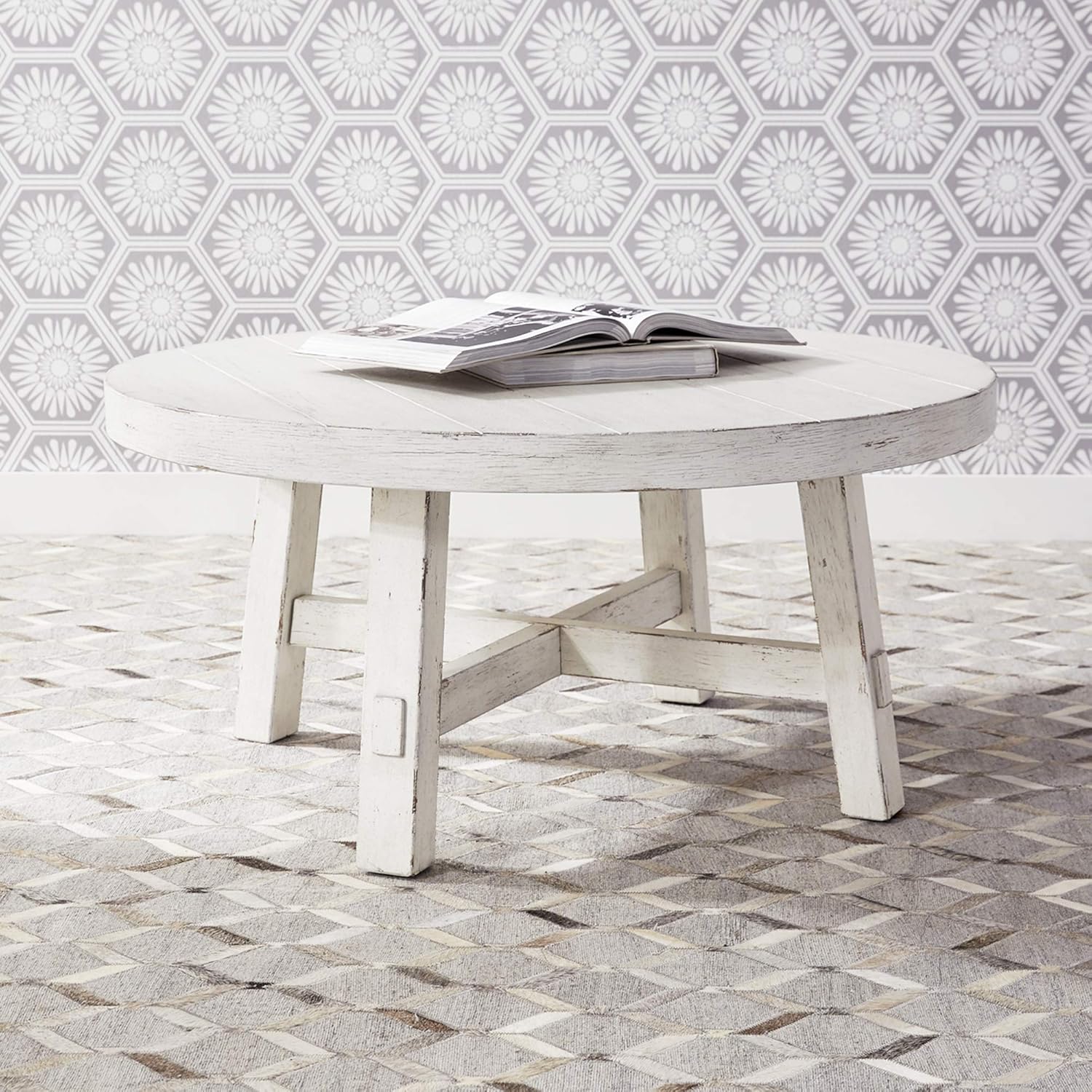 Modern Farmhouse 3 Piece Set, White