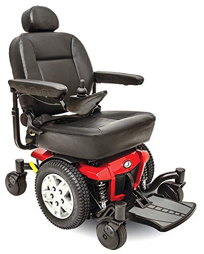 Pride Jazzy 600 ES Electric Wheelchair with Inside Delivery and Setup Option (Curbside Delivery, 20"Wx18"-20"D Captain Seat)