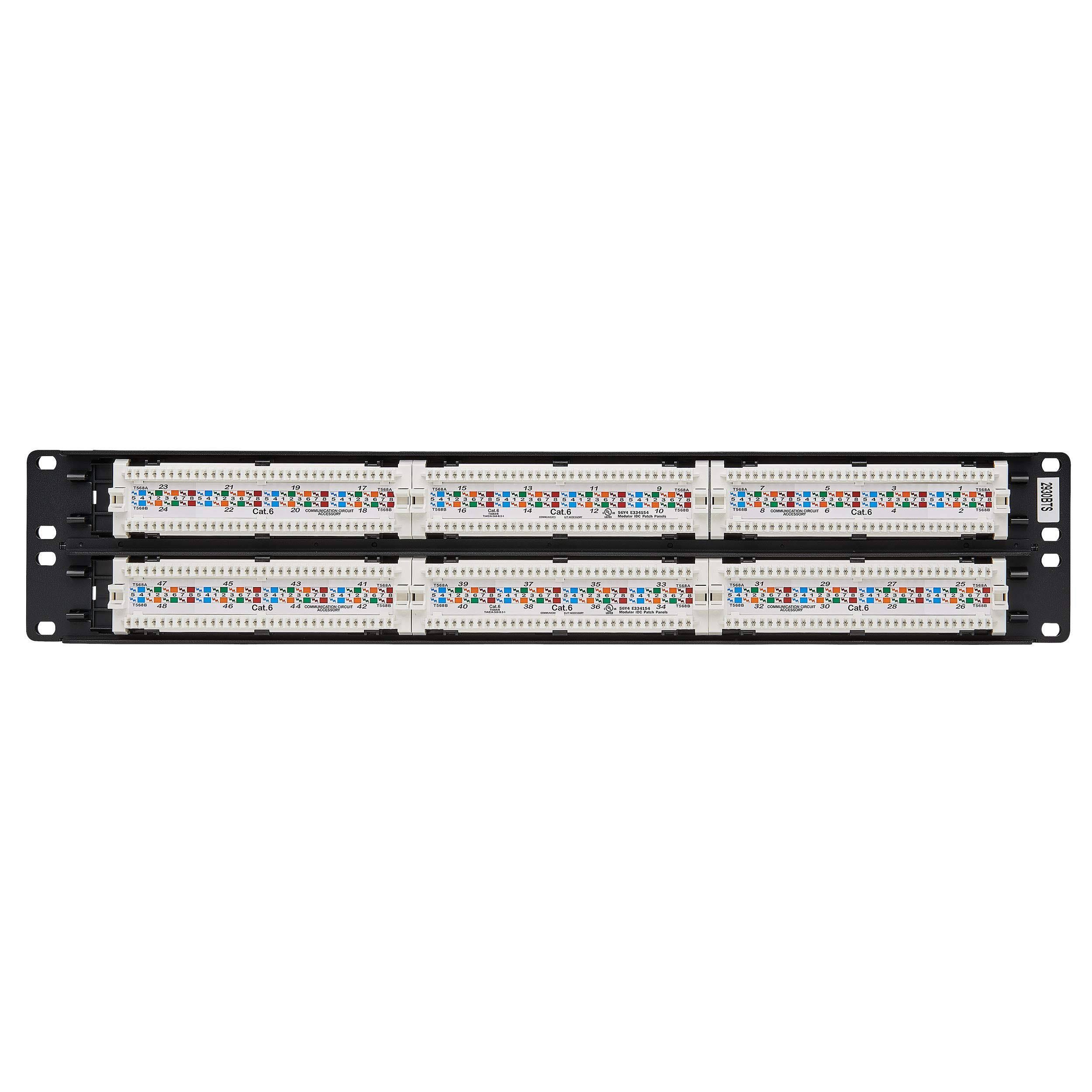 Tripp Lite N252-048 Cat6 Patch Panel 568B - 48 Port