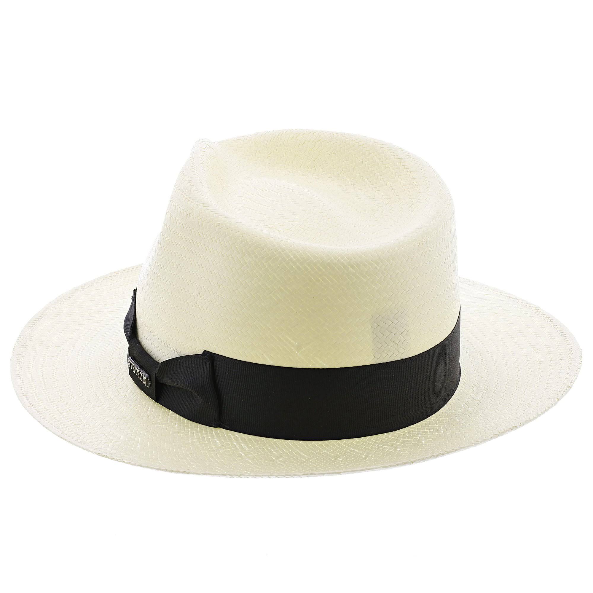 Stetson Adventurer - Shantung Fedora Hat TSADTR Natural - Medium Straw