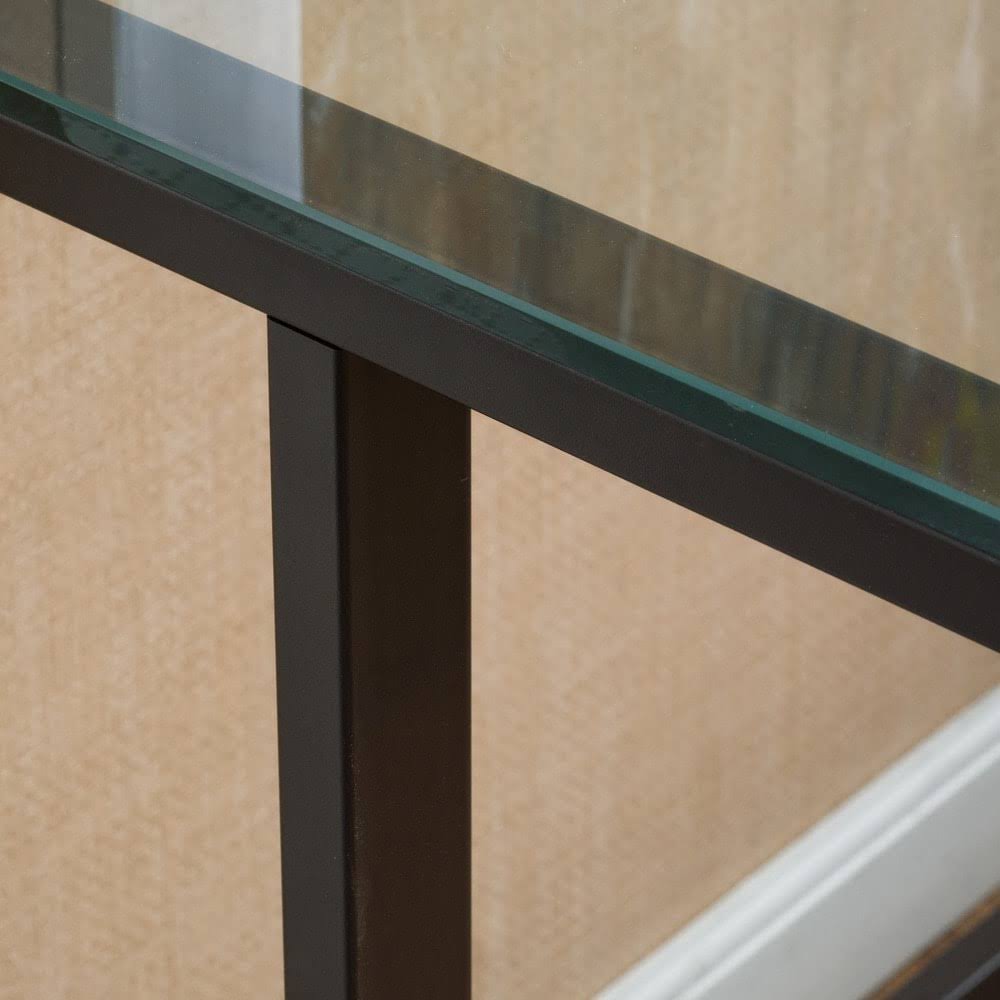 Eghan Glass Computer Desk by Christopher Knight Home