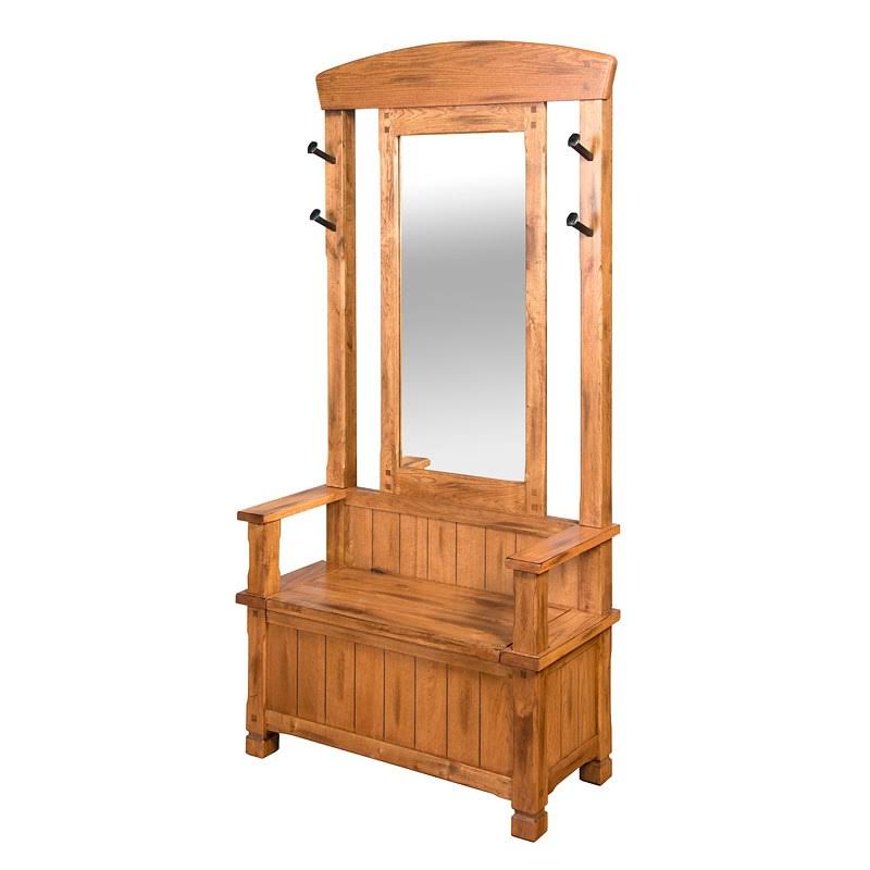 Sunny Designs 2537RO Sedona Hall Tree - Rustic Oak