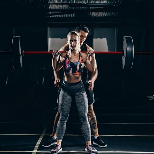 HUISHENG 7ft Olympic Barbell Bar for Weightlifting, 2 Inch 45 lb Barbell for Squats, Deadlifts, Presses, Rows, Curls, Weight Bars for lifting,500LBS/700LBS/1000LBS Capacity Available