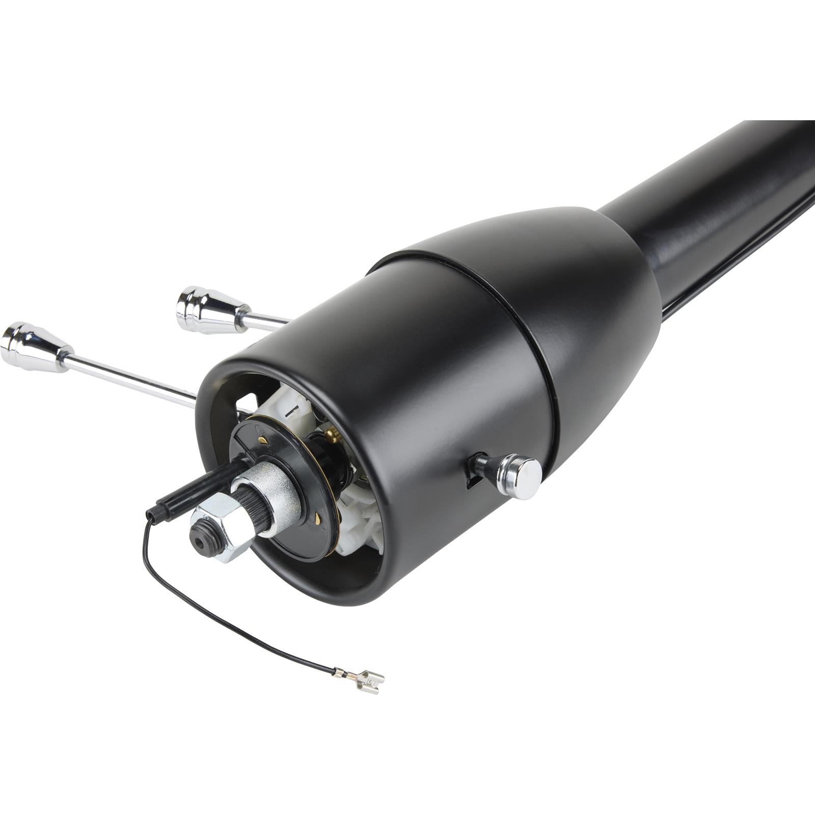 Universal GM Tilt Steering Column, Floor Shift, 32 Inch, Black