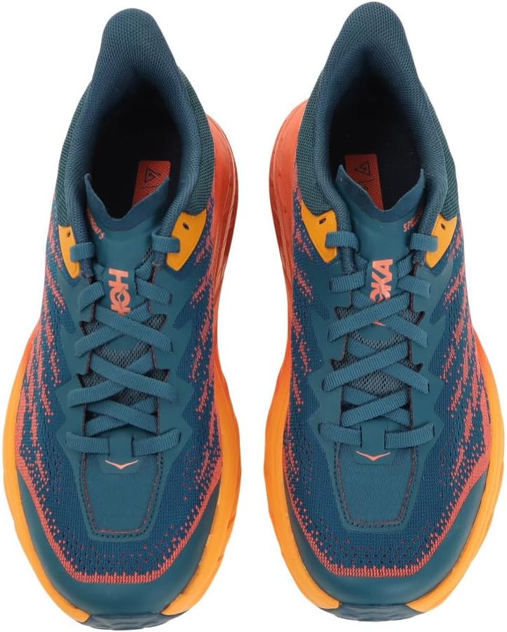 Hoka One Women's Running Shoes, Blue Coral Camellia, 8.5