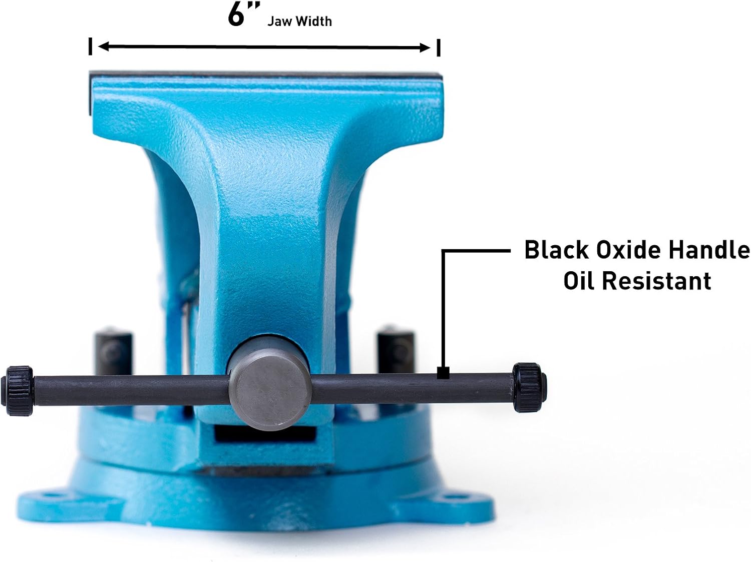 Capri Tools 10515 Ultimate Grip Forged Steel Bench Vise, 4