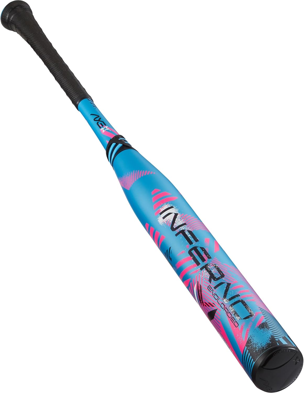 Axe | Inferno | 2-Piece Composite | USSSA Slowpitch Bat | Balanced/End Loaded/Max Loaded | 13"/12" Barrel (13" End Loaded, 26 oz)
