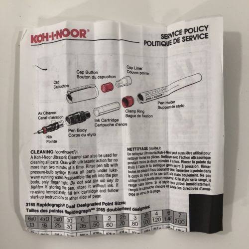Koh-I-Noor Rapidograph 7-Pen Artist Set