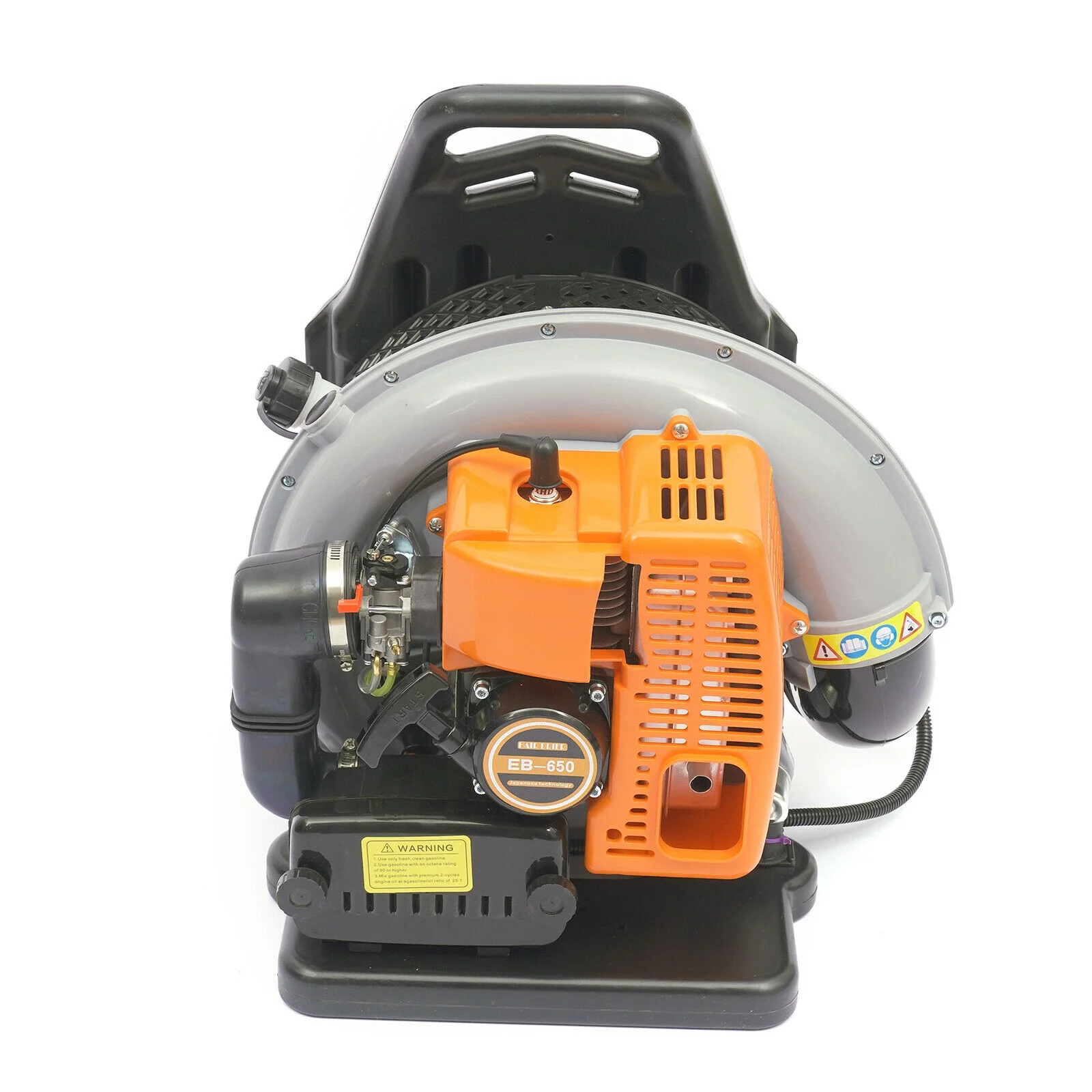 65CC 3.6HP Backpack Leaf Blower,2-Cycle Portable Backpack Blower Gas Powered, 635-CFM, Powerful Clearing Performance & Ergonomic Harness System, Air Blower for Garden Snow Dirt Debris