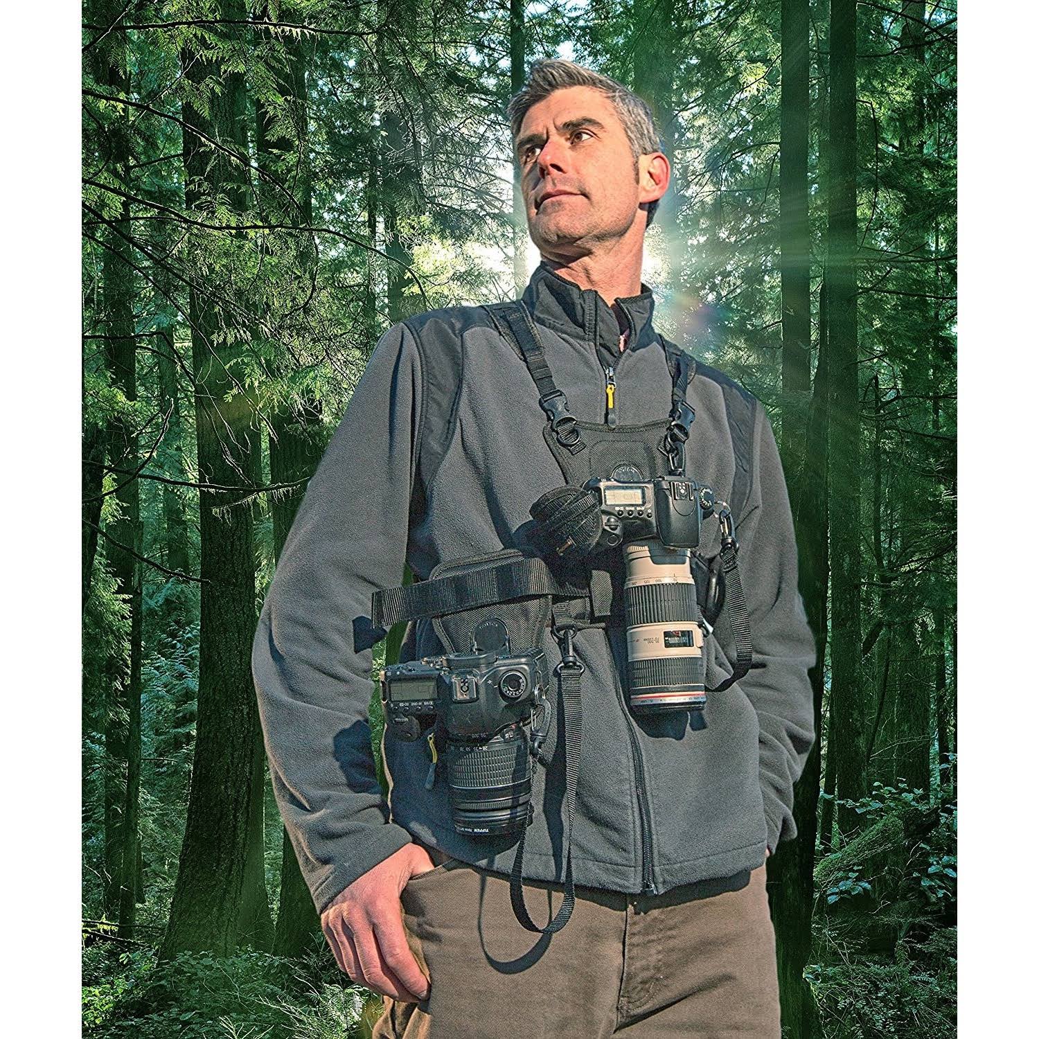 Cotton Carrier Camera Vest System for 2 Cameras