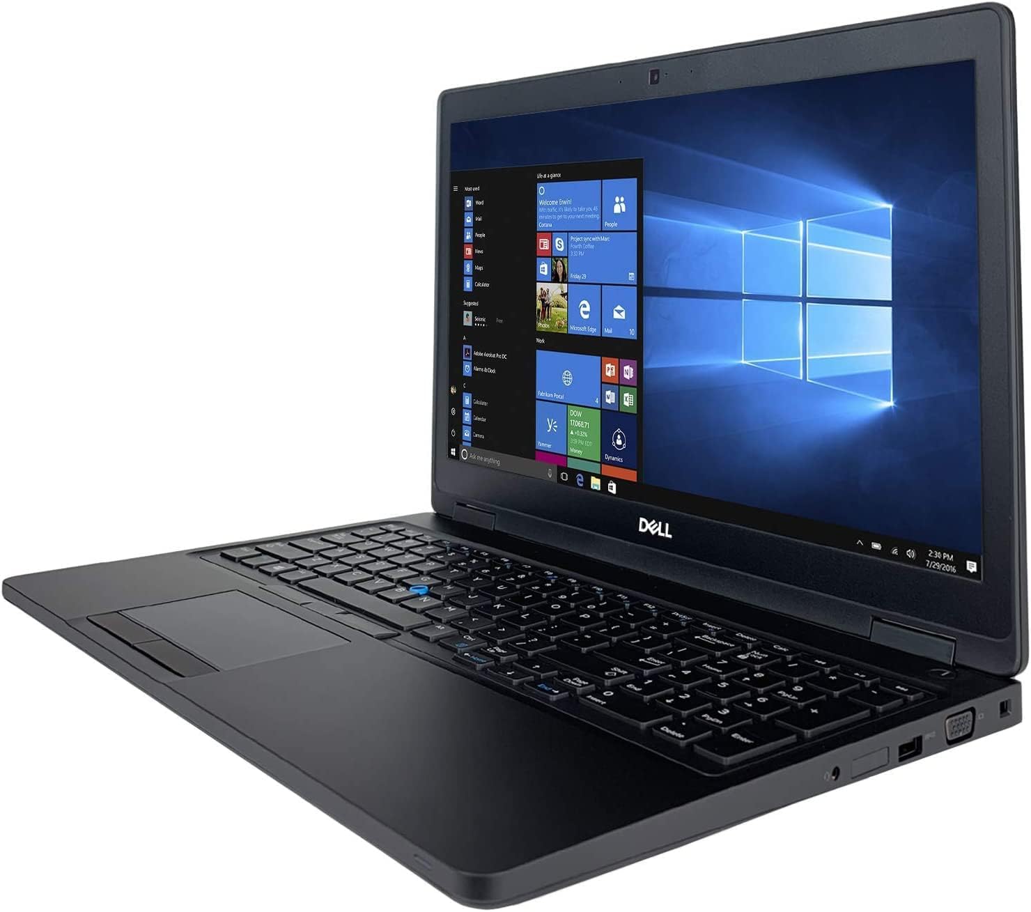 Dell Latitude 5580 Business Laptop 15.6" FHD (1920 x 1080) Display, Intel Core i5-7300U, 16GB DDR4 RAM, 960GB SSD, Webcam, Windows 10 Pro (Renewed)
