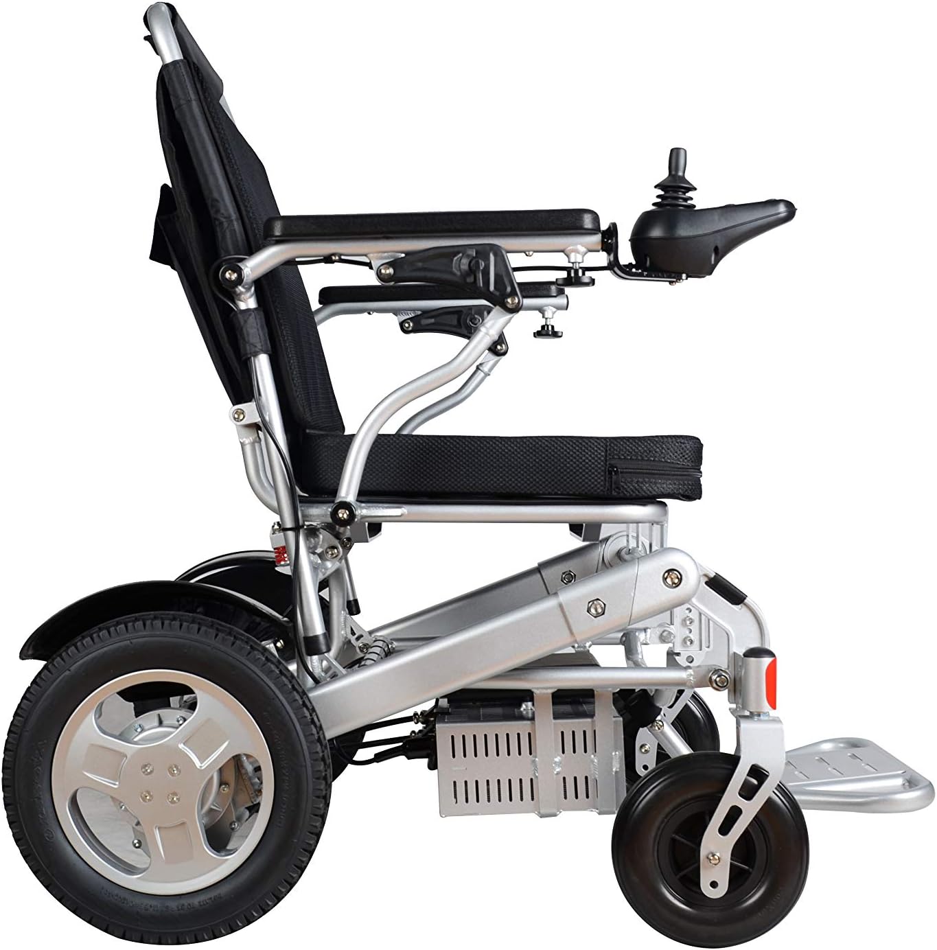 Deluxe All Terrain Electric Wheelchairs Foldable Lightweight Premium Electric Wheelchair, Portable, Compact, 500W Powerful Motors Airline Approved Folding Motorized Wheelchair