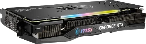 MSI Gaming GeForce RTX 3080 Ti Gaming X Trio 12G Computer Gaming Graphics Card 12GB GDRR6X 320-Bit HDMI/DP Nvlink Torx Fan 3 Ampere Architecture OC, NVIDIA GPU Video Cards for Gaming PC (Renewed)