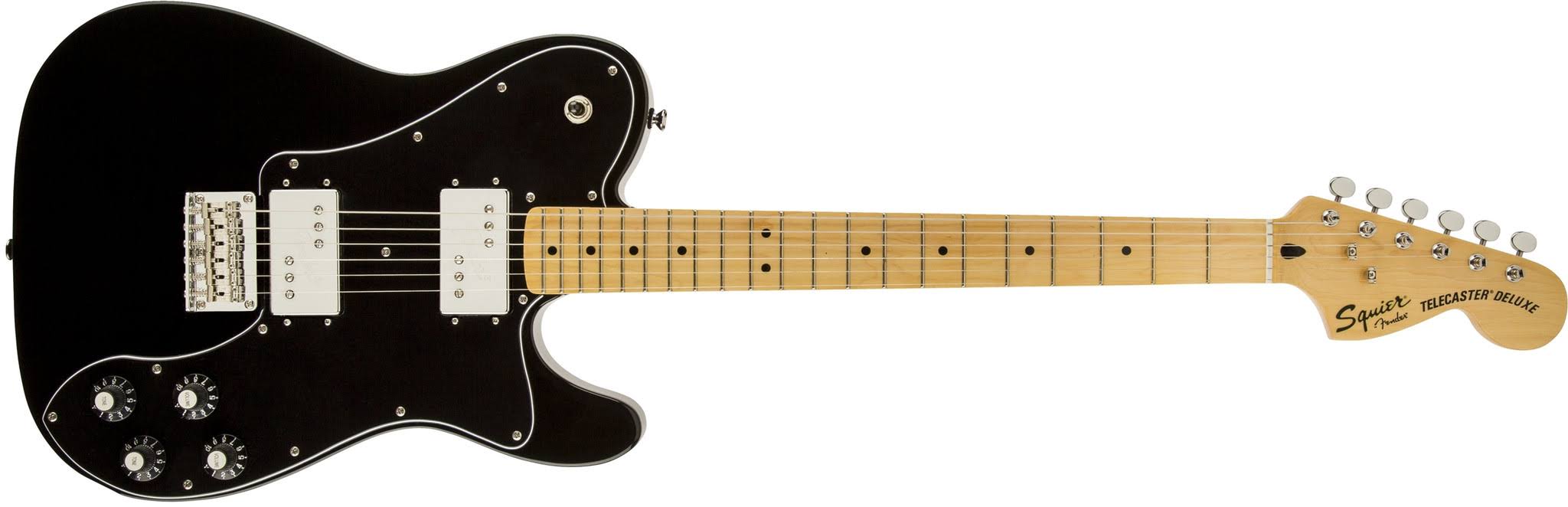 Squier Vintage Modified Telecaster Deluxe Electric Guitar (Olympic White)