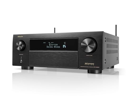 Denon AVR-X3800H 9.4-Ch Receiver - 8K UHD Home Theater AVR (105W X 9) Built-in Bluetooth, Wi-Fi & HEOS Multi-Room Streaming, Dolby Atmos, DTS:X, IMAX Enhanced & Auro 3D
