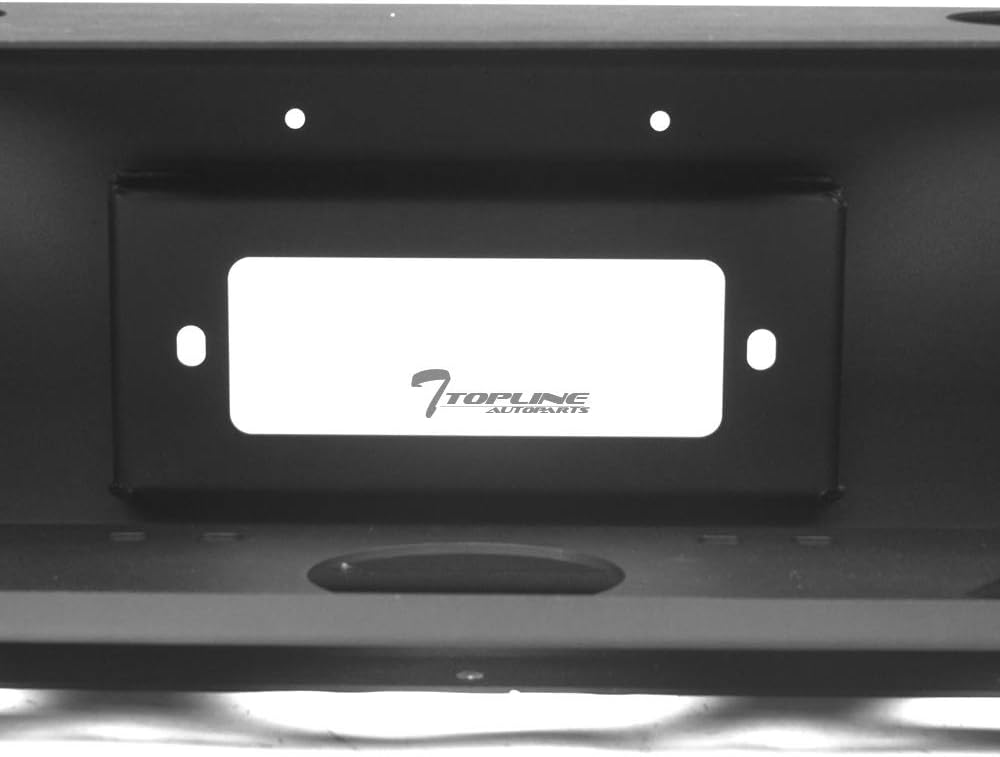 TLAPS Black RT Style Modular Full Width Steel Front Bumper For 14-21 Toyota Tundra