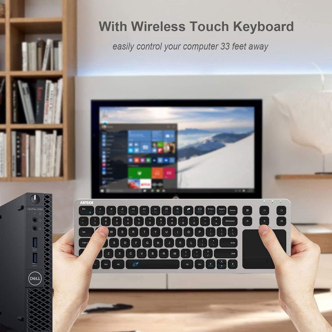 Dell Mini PC Windows 11 Pro OptiPlex 3060 Mini Computers,Intel i7-8700T up to 4.0Ghz,32GB DDR4 512GB M.2 NVMe SSD,AX210 Built-in WiFi 6E,HDMI Dual Monitor Support,Wireless Touch Keyboard(Renewed)