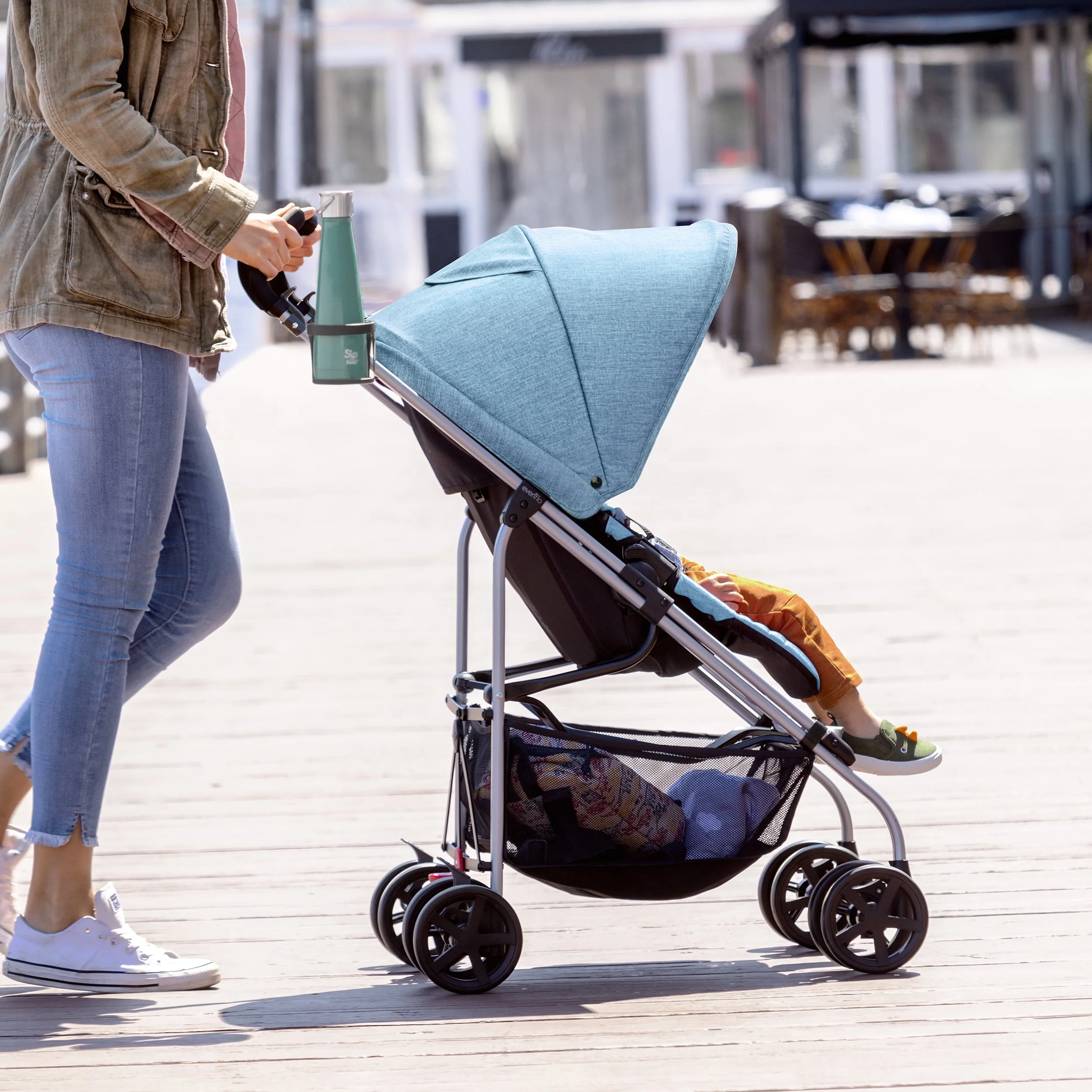 Evenflo Reversi Lightweight Reversible Stroller (Altair Black), Unisex
