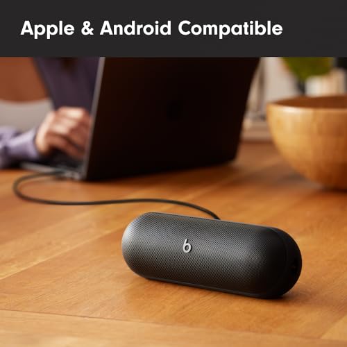 Beats Pill - Portable Bluetooth Speaker- Up to 24H Battery Life, Water Resistant, Bluetooth, Apple & Android Compatible, Seriously Loud Sound for Home, Outdoor and Travel- Champagne Gold