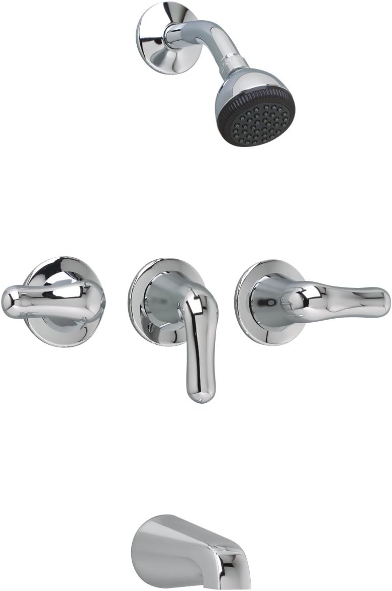 American Standard 3375502.002 Colony Soft 3-Handle Bath/Shower, Polished Chrome