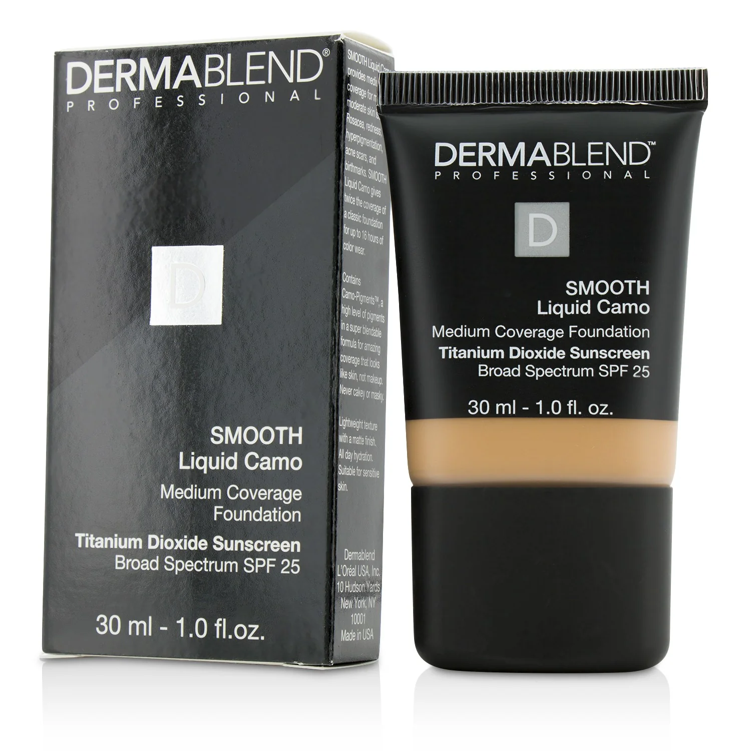 Dermablend Smooth Liquid Camo Foundation SPF 25 (Medium Coverage) - Bisque (30W)  30ml/1oz
