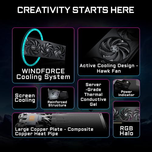 GIGABYTE GeForce RTX 5060 Ti Gaming OC 16G Graphics Card, 16GB 128-bit GDDR7, PCIe 5.0, WINDFORCE Cooling System, GV-N506TGAMING OC-16GD Video Card