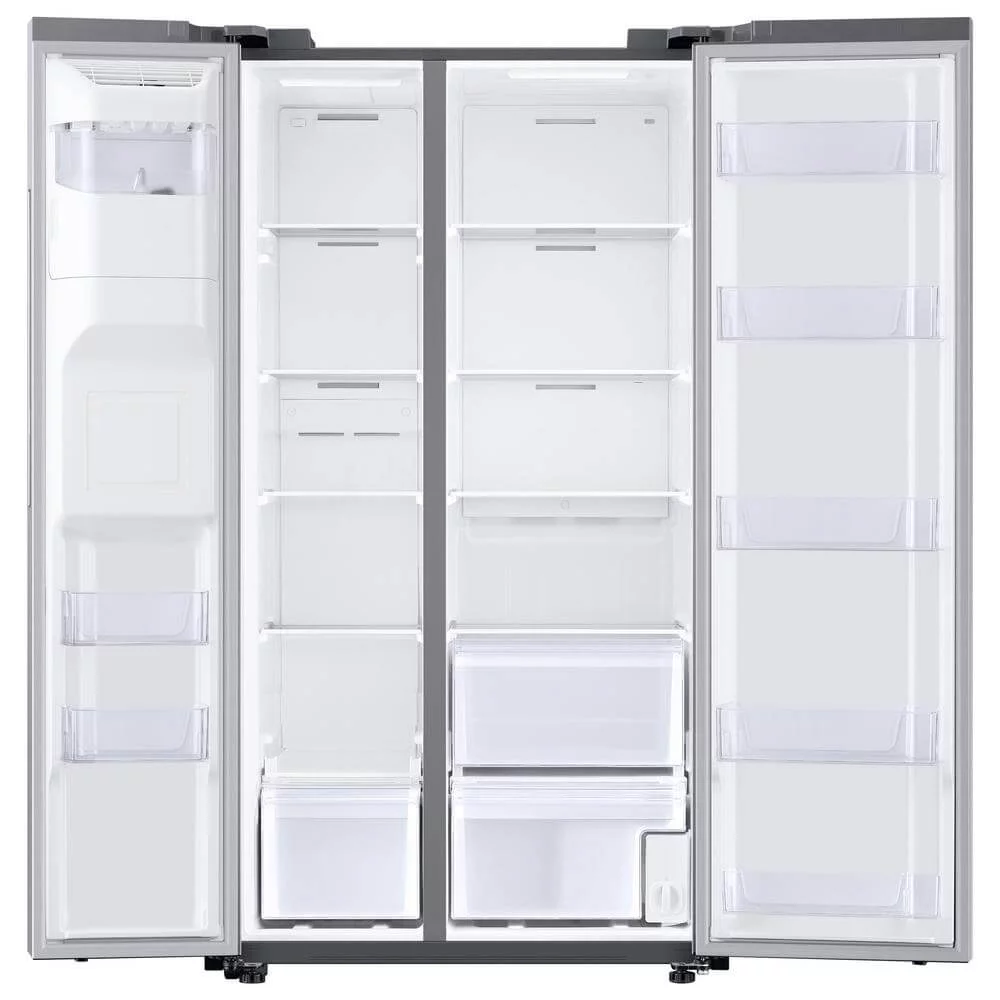 SAMSUNG RS22T5201SR 22 cu. ft. Counter Depth Side-by-Side Refrigerator in Stainless Steel