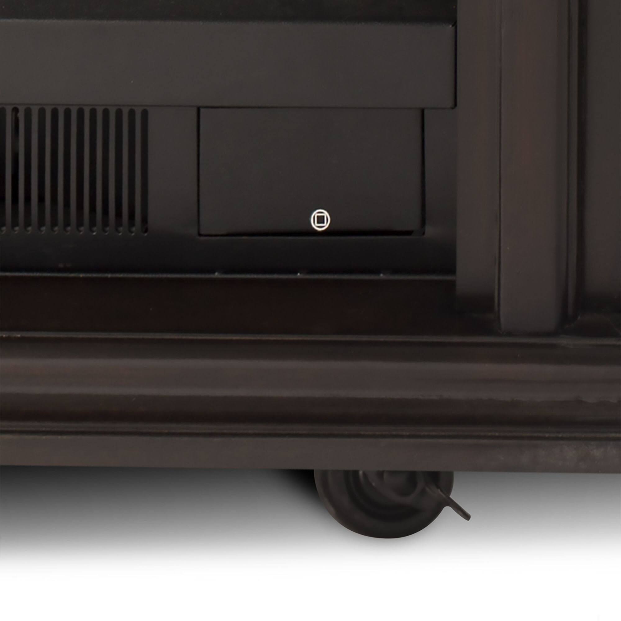 Pleasant Hearth Sheridan Mobile Fireplace - Cherry