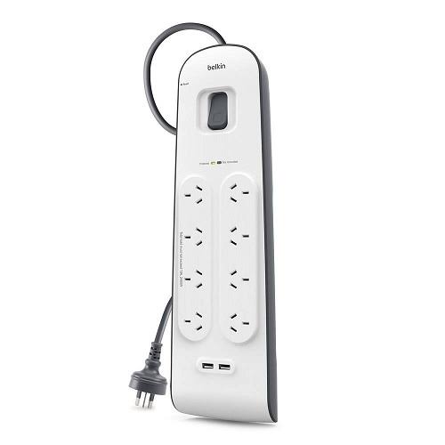 Belkin - Surge protector - output connectors: 8