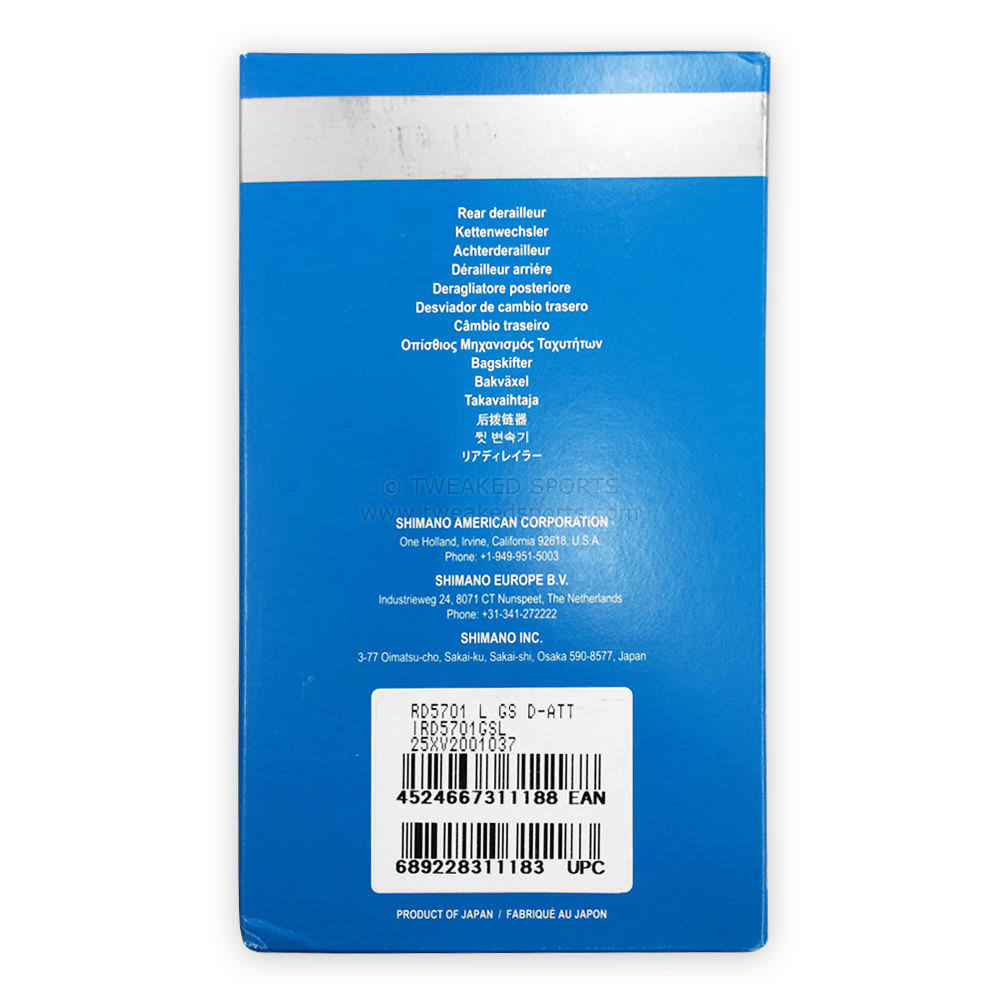 Shimano 105 RD-5701 Rear Derailleur 10 Speed - GS Medium Cage Black
