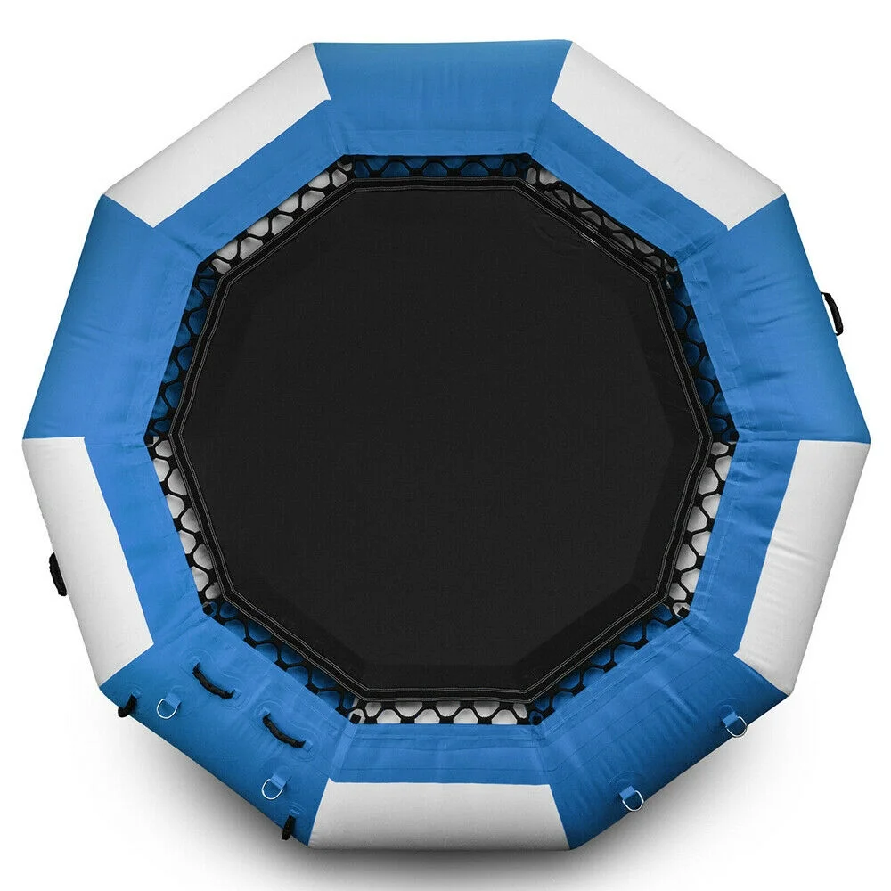 Wuzstar 17Ft Inflatable Water Trampoline Floating Jump Bounce Platform for Water Sport 400kg/ 880lb
