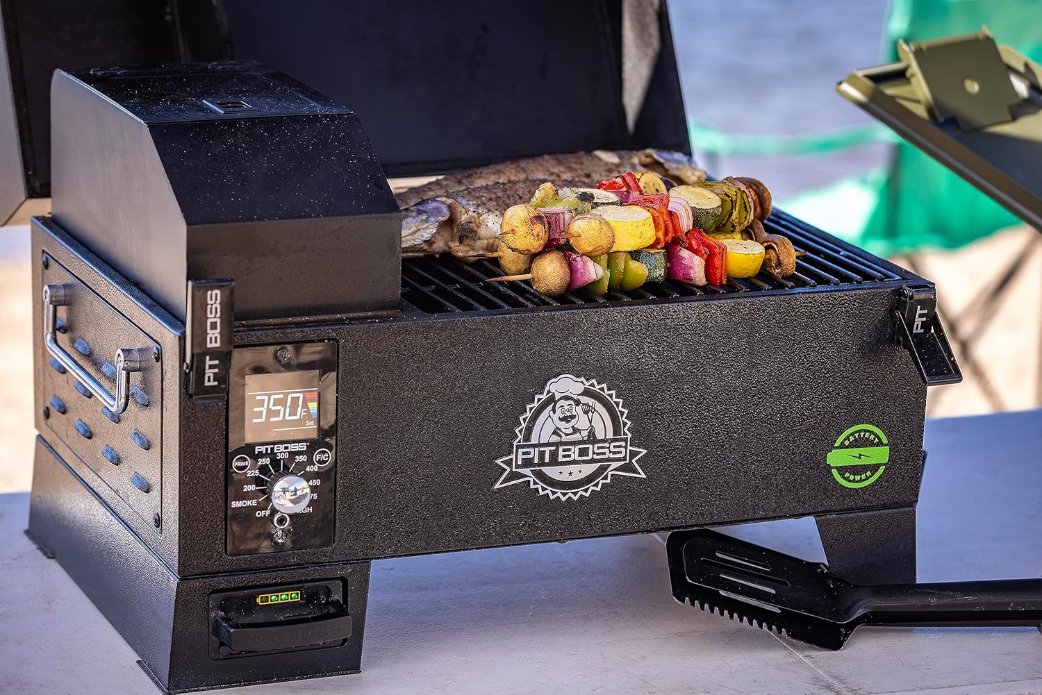 Pit Boss Portable Battery Powered Wood Pellet Grill