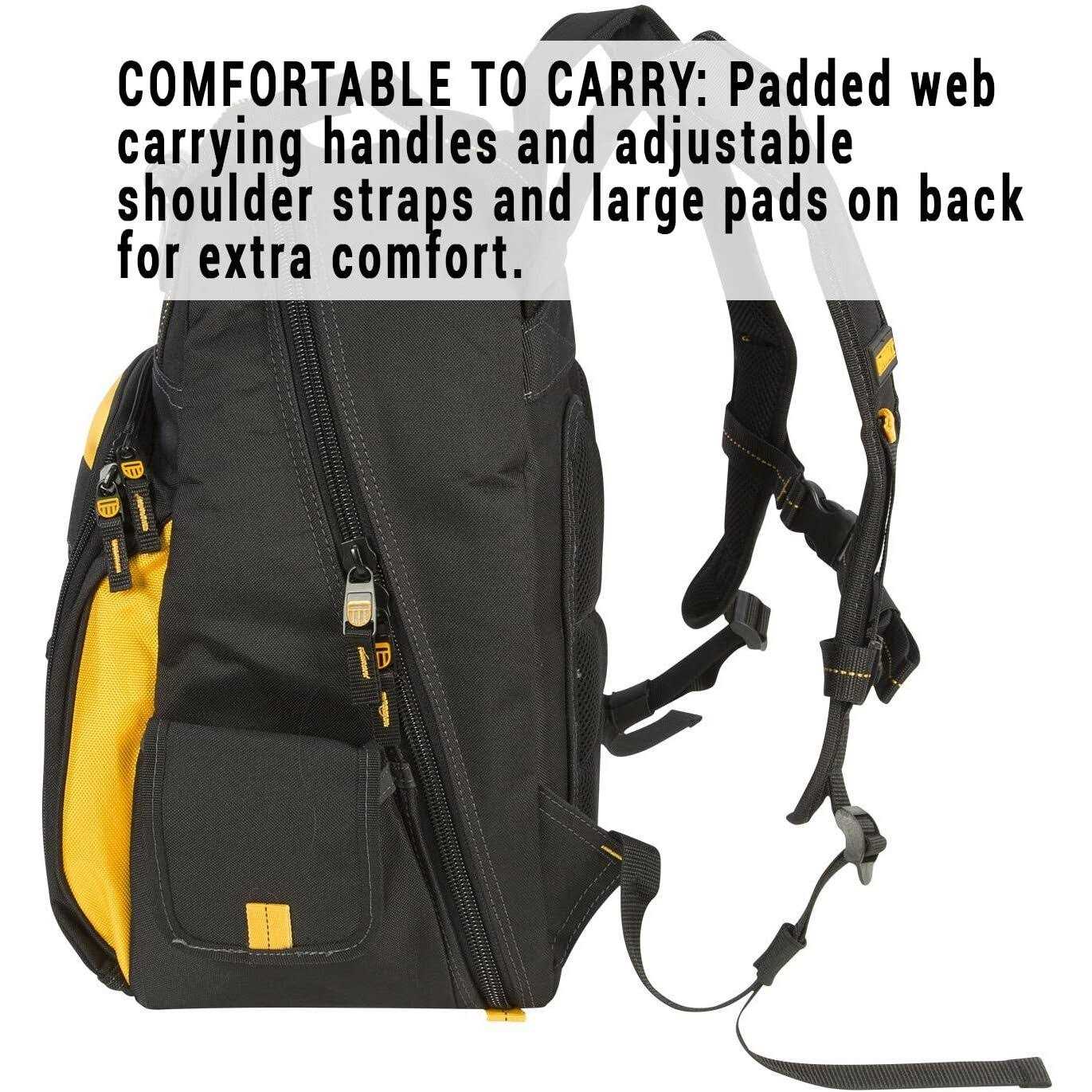 DGL523 DeWalt Lighted Tool Backpack 57