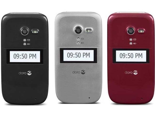Doro 626 FLIP-BLK Cellphone for Consumer Cellular - Black