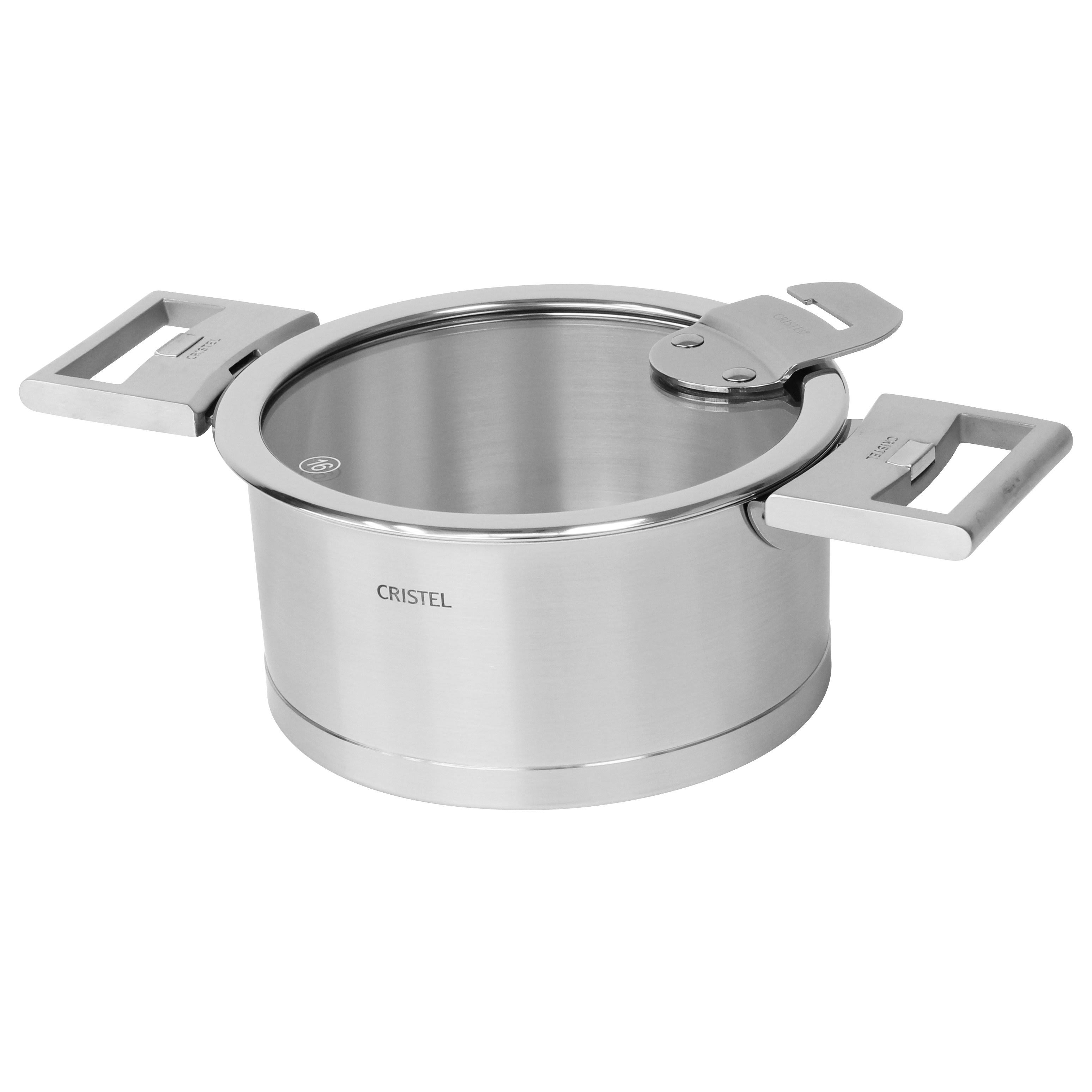 Cristel Strate Saucepan with Lid 1qt.