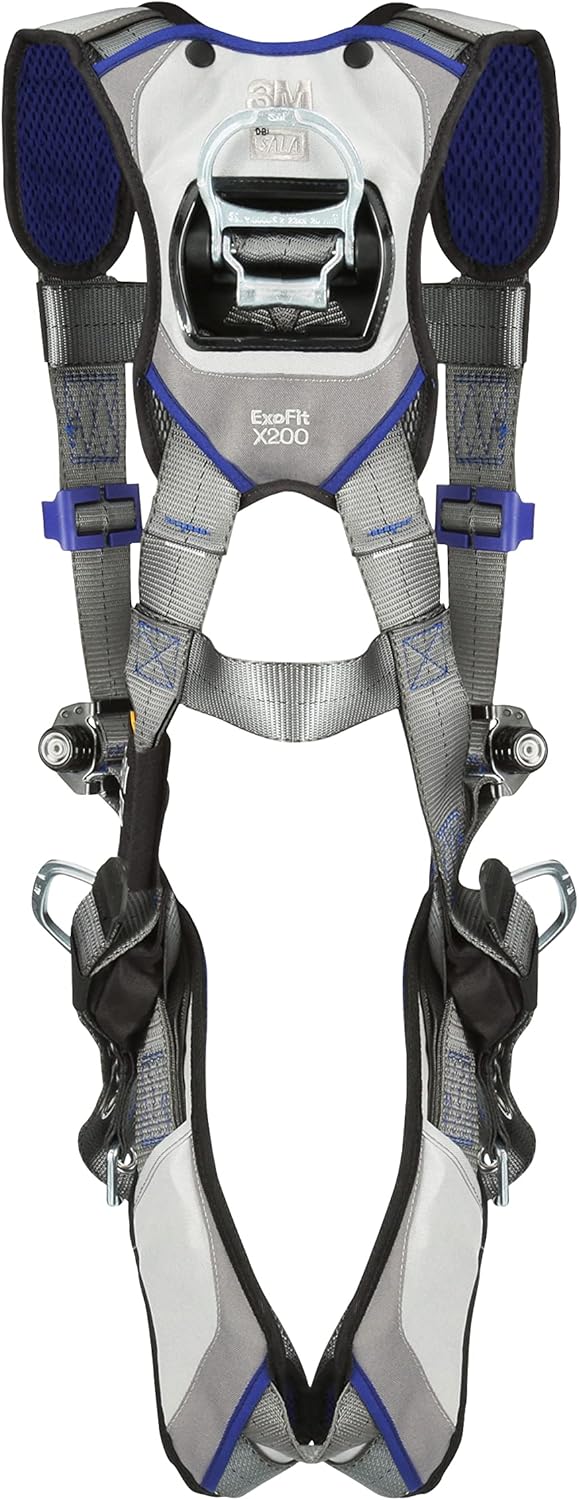 DBI-Sala 3M DBI-SALA ExoFit X200 Comfort Vest Climbing/Positioning Safety Harness 1402018, X-Large