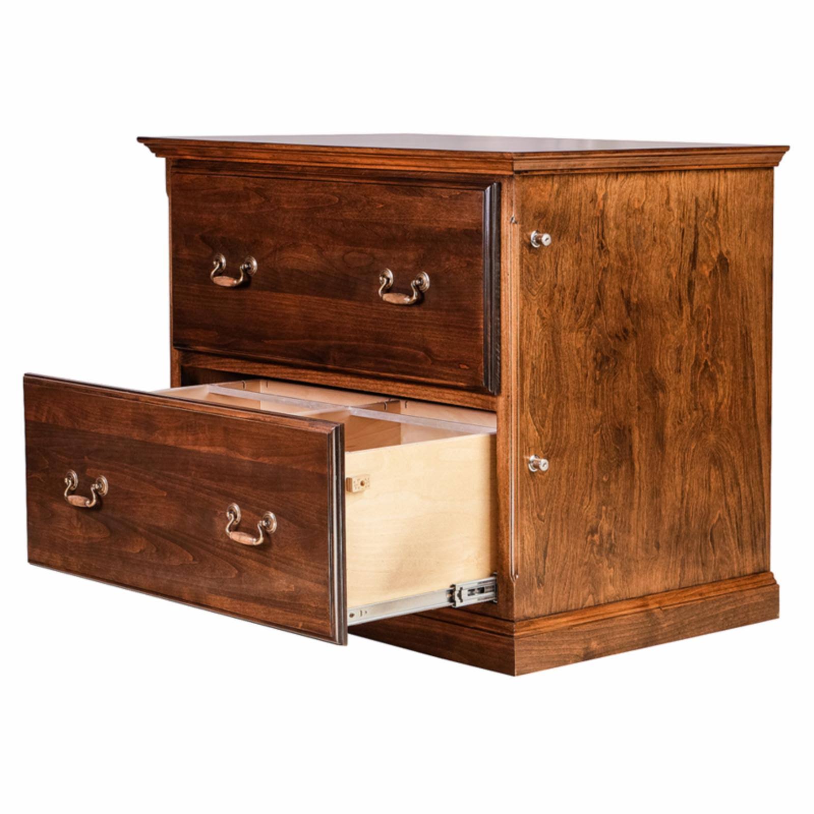 Forest Designs Traditional Lateral File Cabinet Merlot Oak