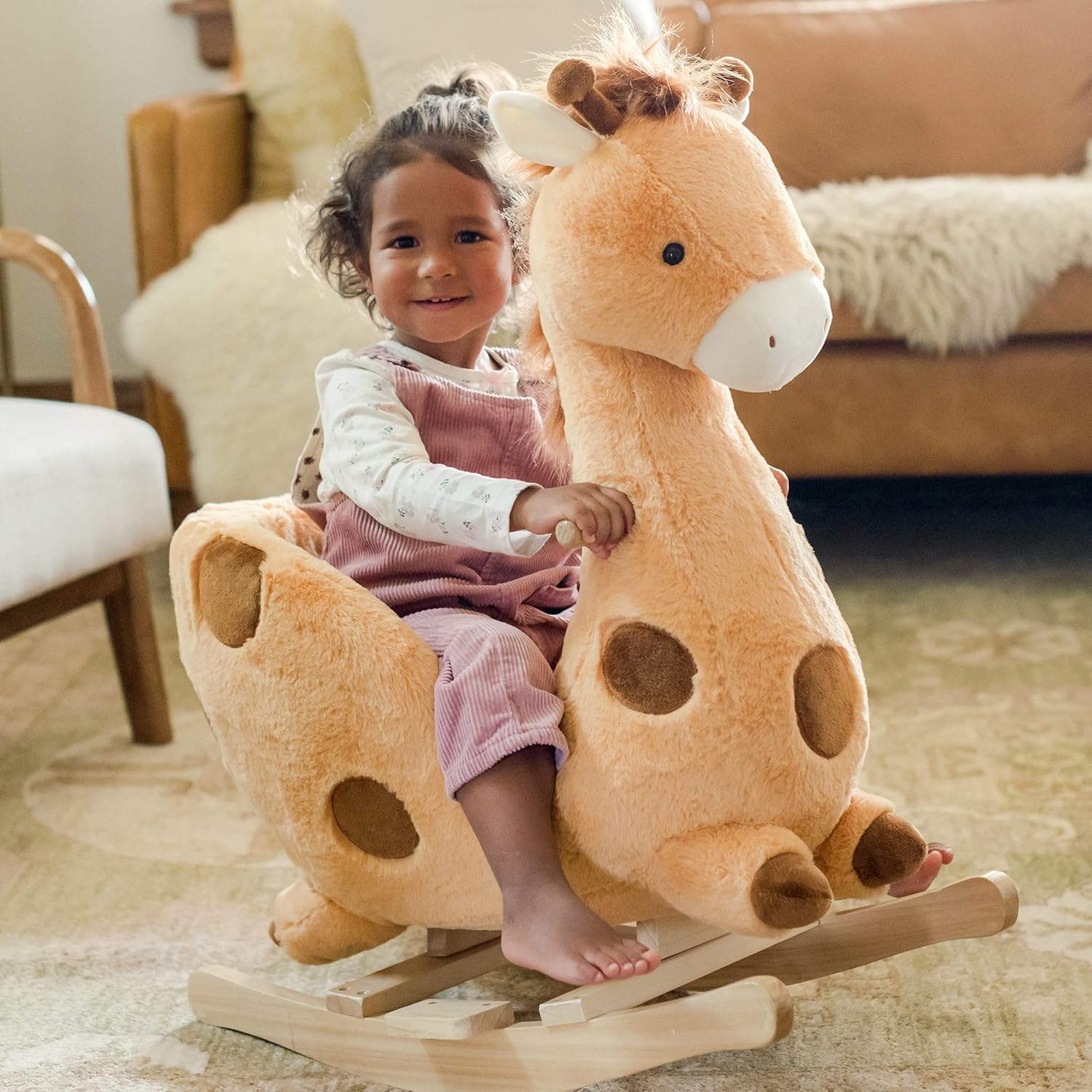 Soft Landing | Joyrides | Sit-in Character Rocker - Giraffe Pack of 2