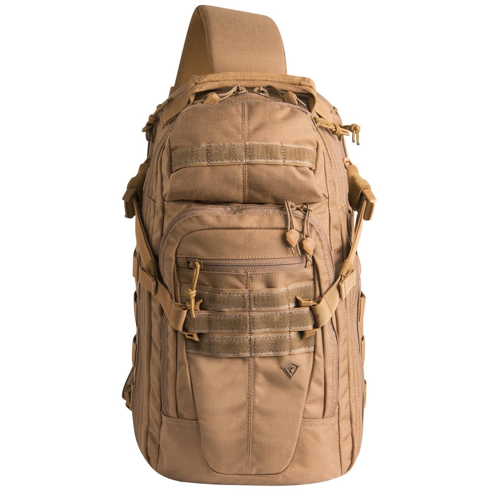 First Tactical Crosshatch Sling Pack, Black