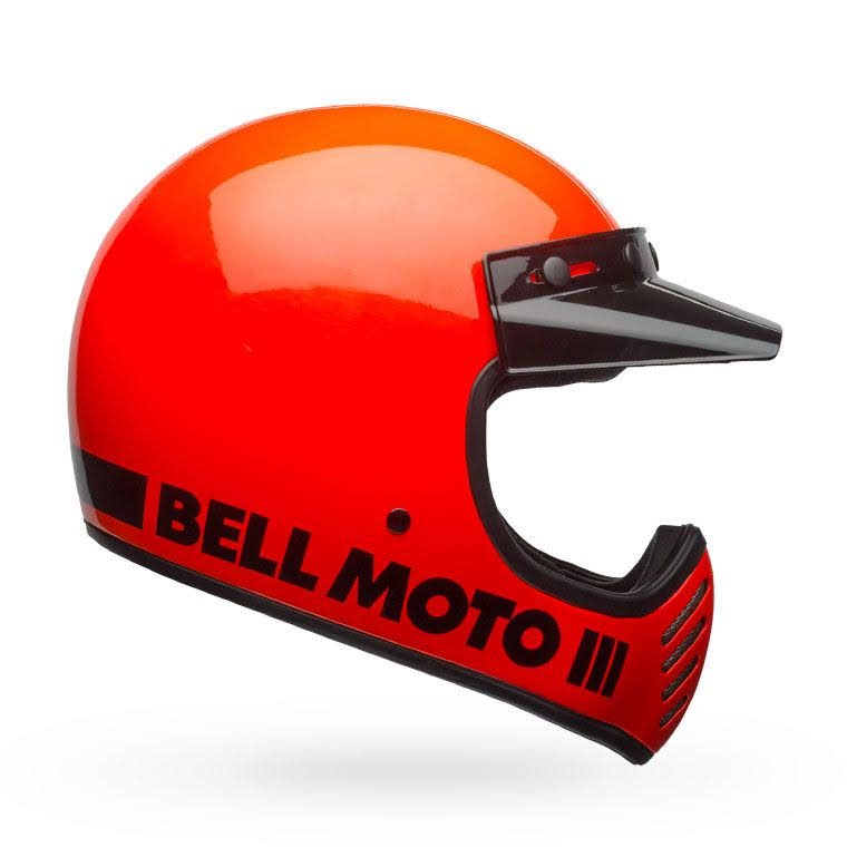 Bell Moto-3 Classic Helmet, Orange