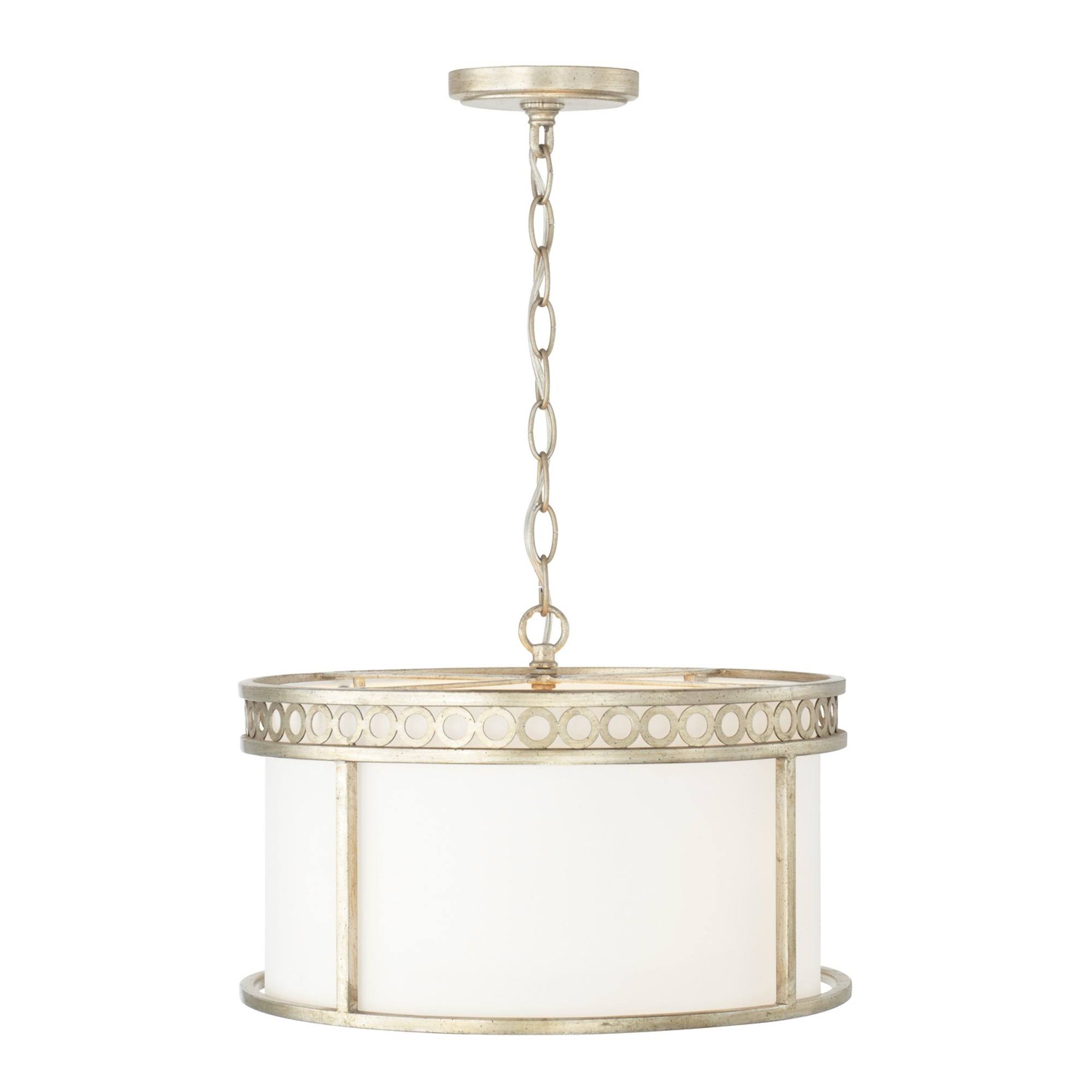 Capital Lighting 243141WG Isabella 4 Light Semi-Flush, Winter Gold