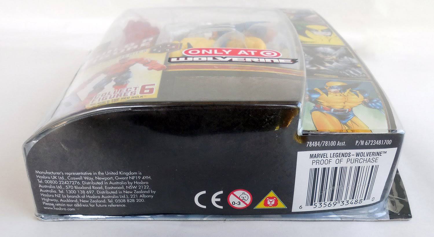 Hasbro Marvel Legends Exclusive Red Hulk Build-A-Figure Wave Action Figure Wolverine