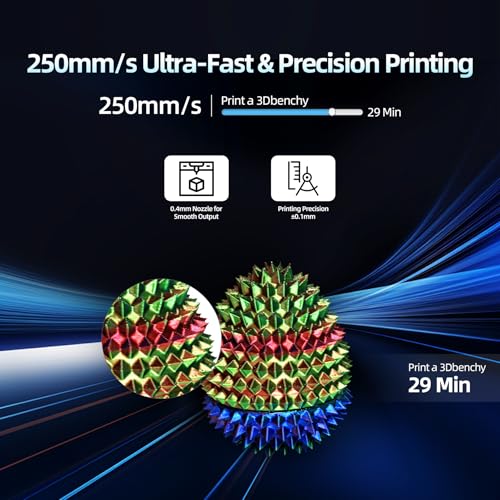 Geeetech 3D Printer for Kids & Beginners, High-Speed Mini 3D Printer, Auto-Leveling, Child-Safe Design, Fully Open Source Pre-Assembled STEM Learning Tool, 3.94x4.33x3.94in Print Size for Home/School