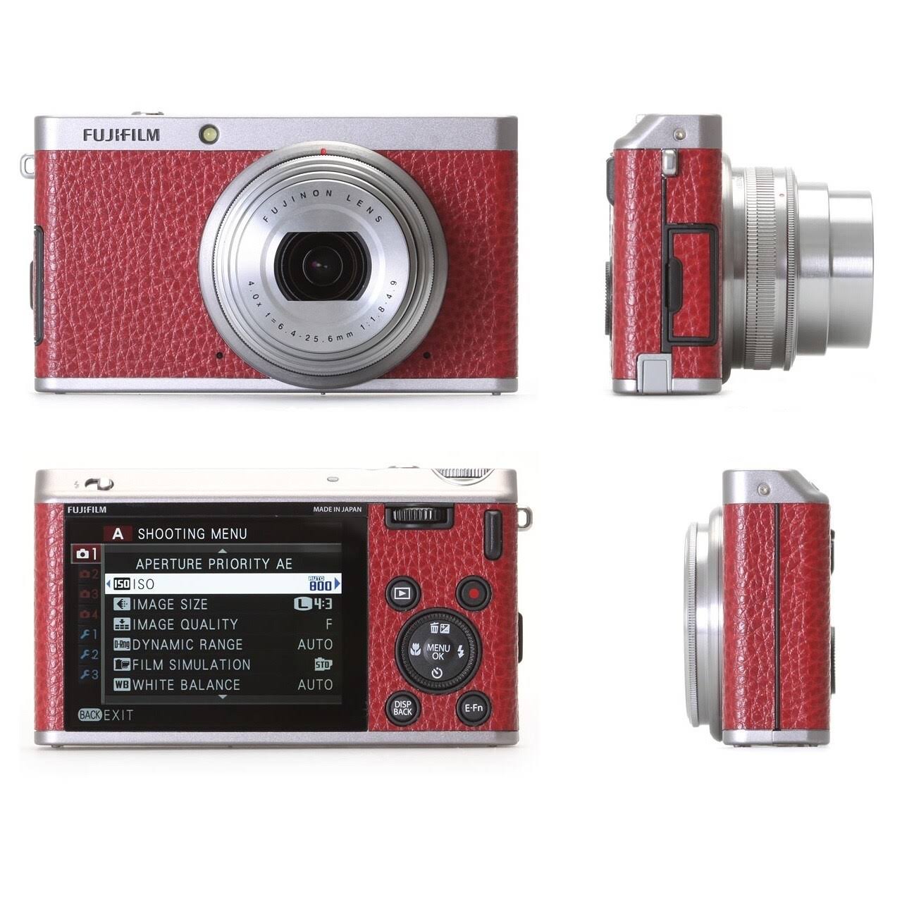 Fujifilm X Series XF1 12.0 MP Compact Digital Camera - 1080p - Red