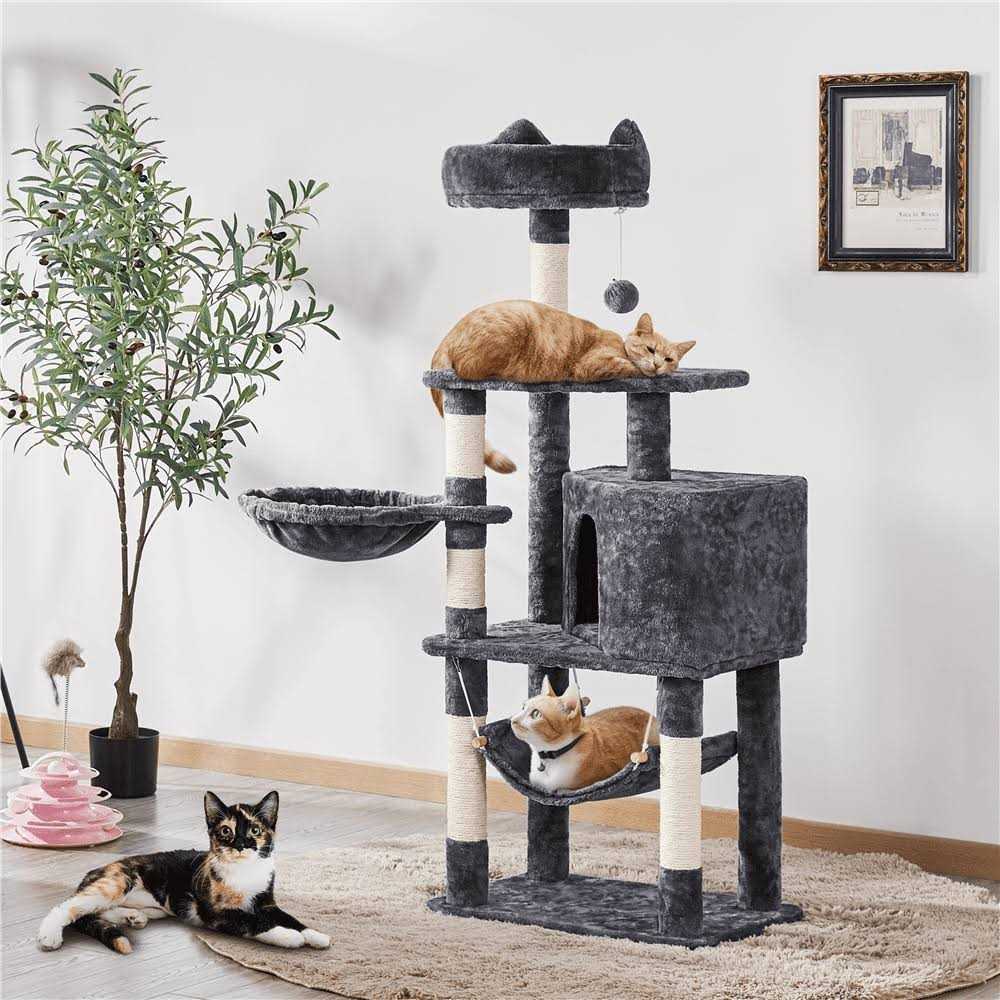 Yaheetech 54.5 inch Cat Tree Tower with Scratching Posts - Pet Supplies online store