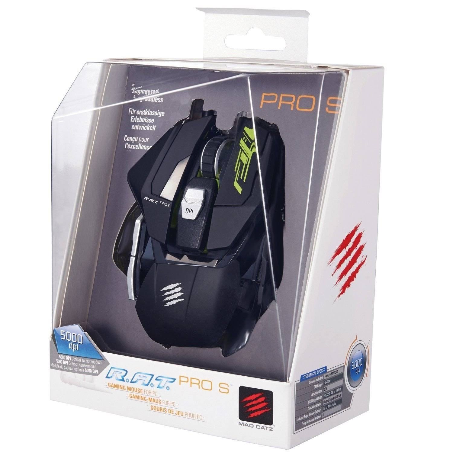 Mad Catz R.A.T. Pro S Gaming Mouse for PC