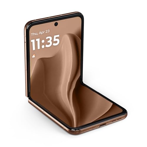 Motorola Razr+ 2025 | Unlocked | Made for US 12/256GB | 50MP Camera | Pantone Mocha Mousse