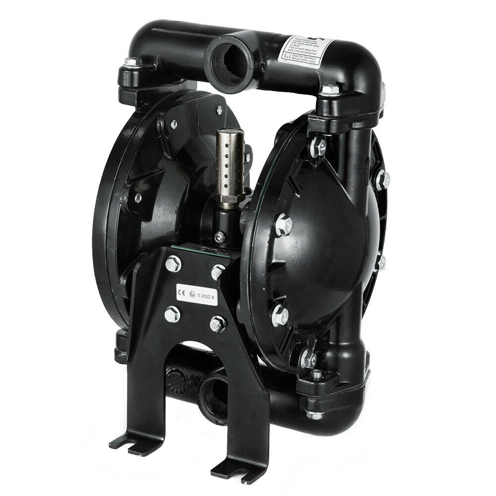 Air-Operated Double Diaphragm Pump 1" Inlet Outlet Petroleum Fluids 35GPM 120PSI