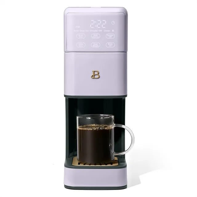 Beautiful Perfect Grind Programmable Single Serve Coffee Maker, Exact-Xtract technology, Touch-Activated Display & Integrated Burr Grinder